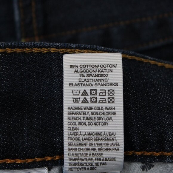 Lucky Brand Jeans Mens 48x26 Blue 181 Relaxed Straight Cotton Stretch 5-Pocket - Picture 13 of 15